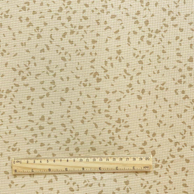 Honeycomb Knit GRANITO Linen / Café Au Lait
